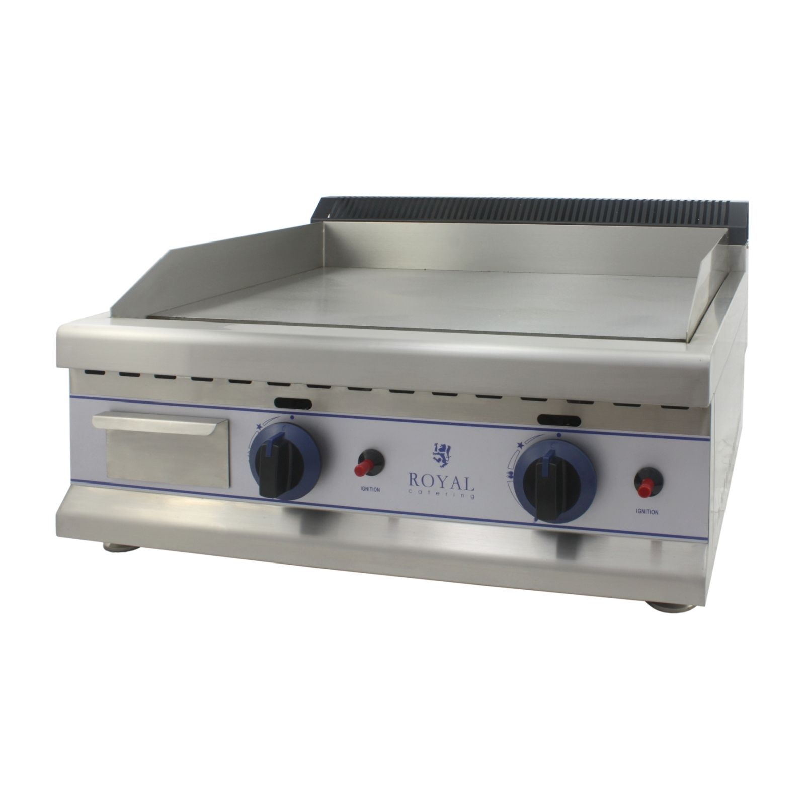 Plynový gril - dvojitý - 65 cm - propán/bután - 30 mbar