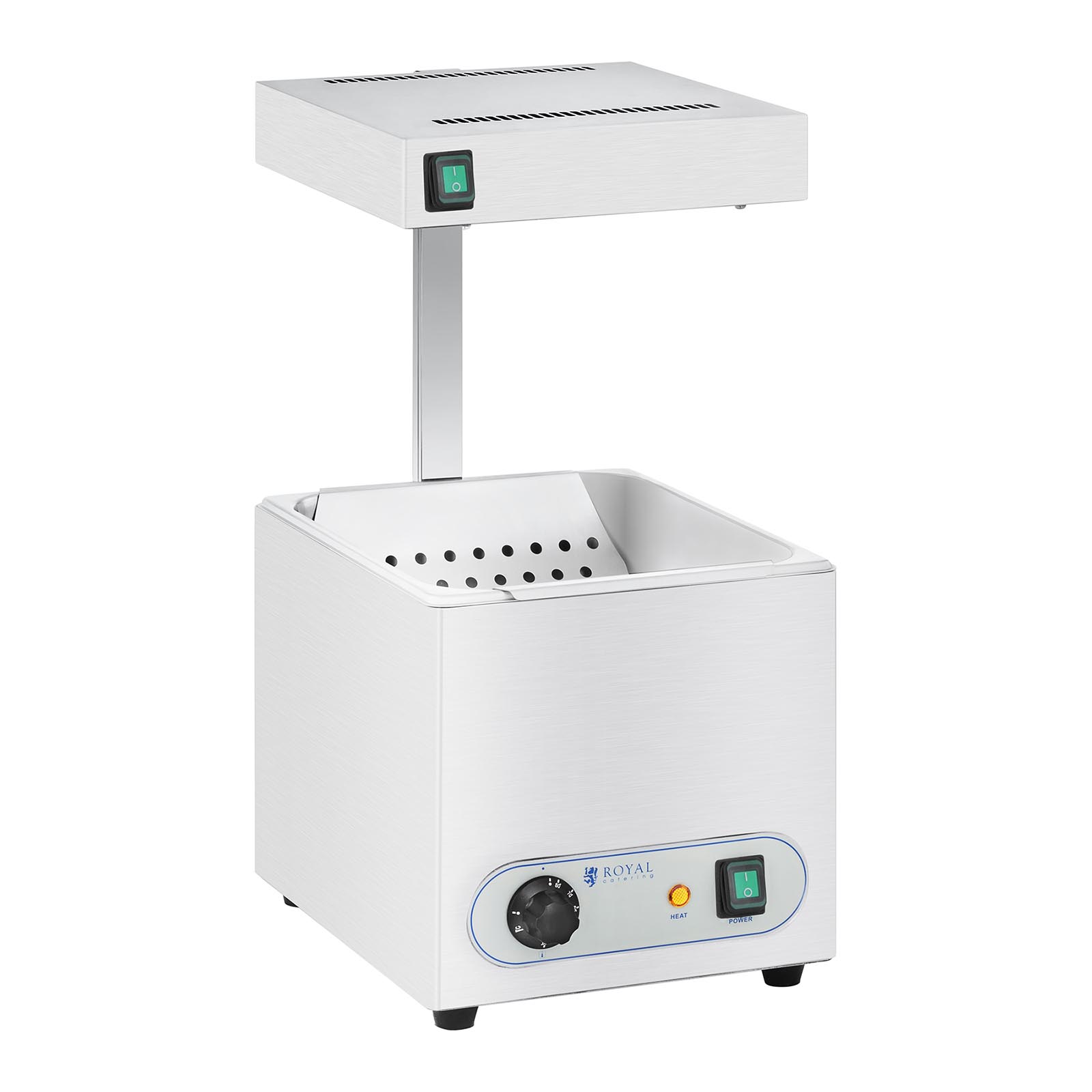 Ohrievač hranolčekov s tepelným mostom - 850 W - GN 1/2
