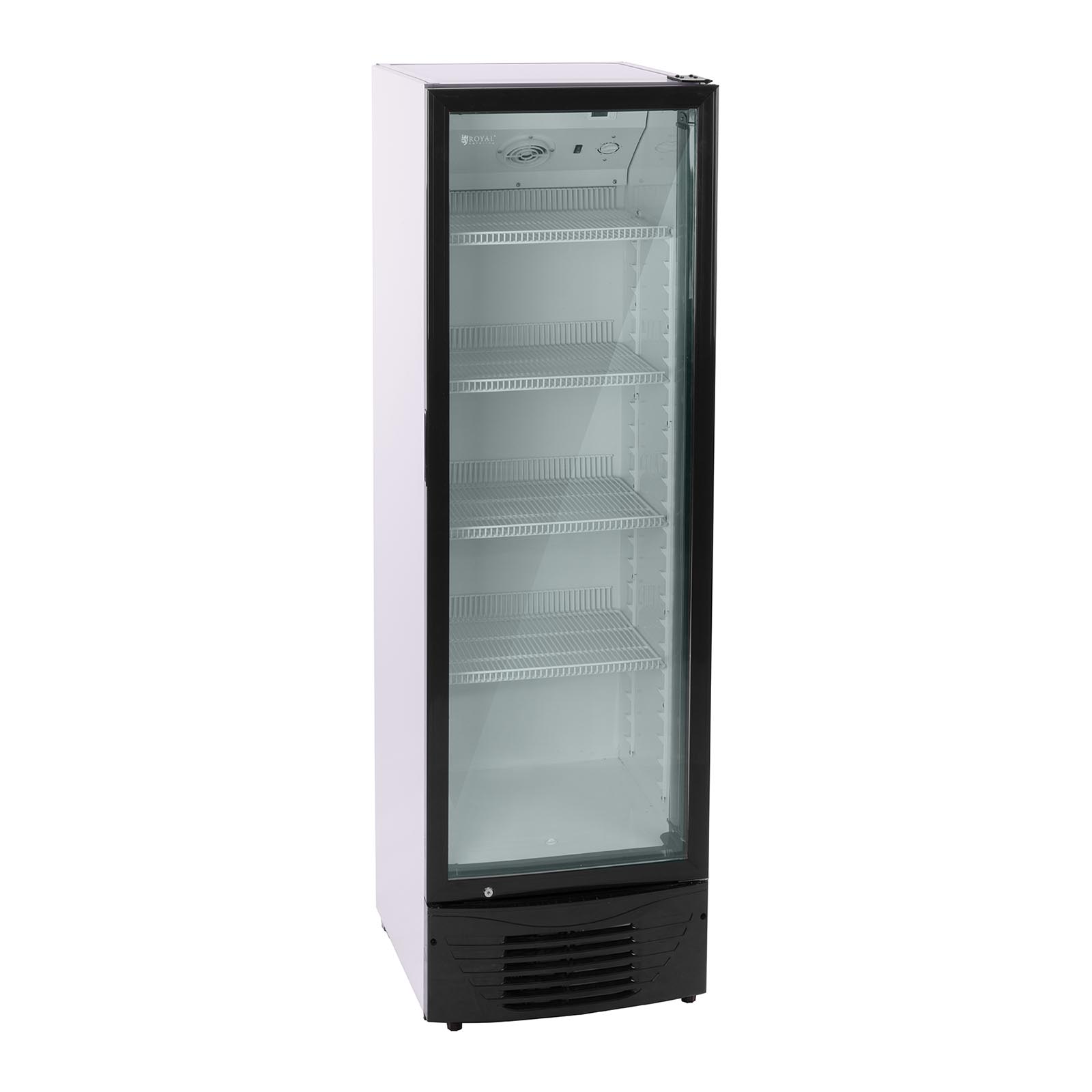 Chladnička na fľaše - 320 L - LED - čierny rám
