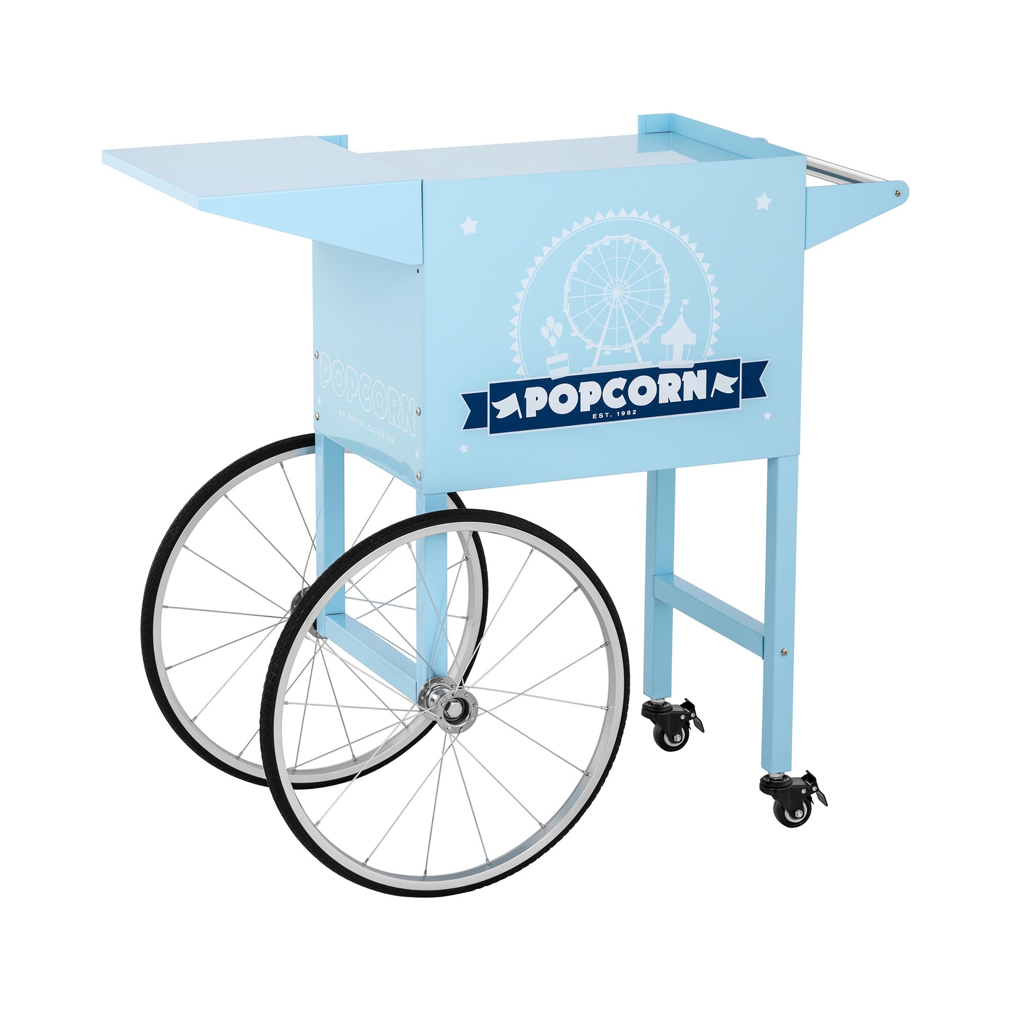 Vozík na stroj na popcorn – červený