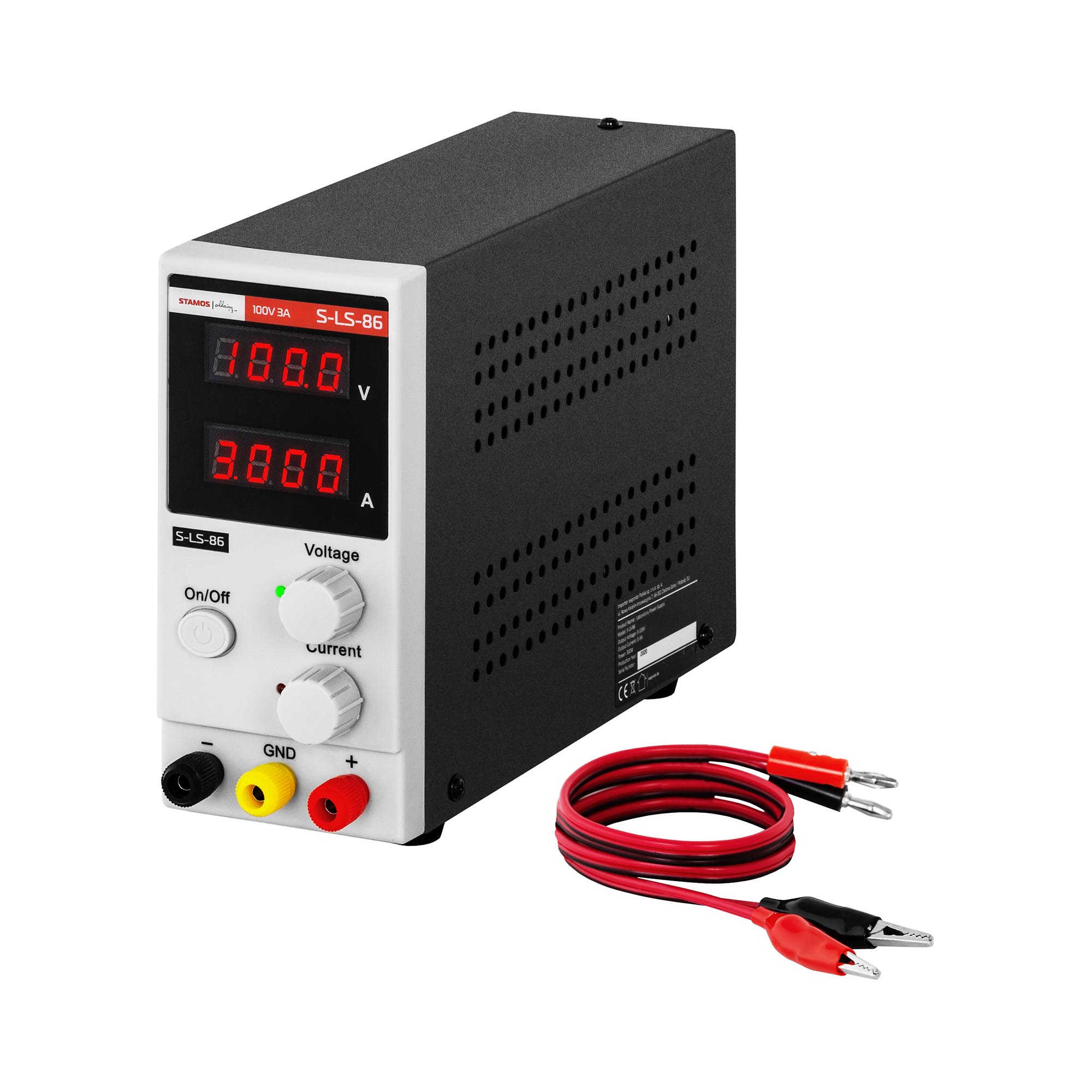 Laboratórny zdroj - nastaviteľný 0 – 100 V - 0 – 3 A