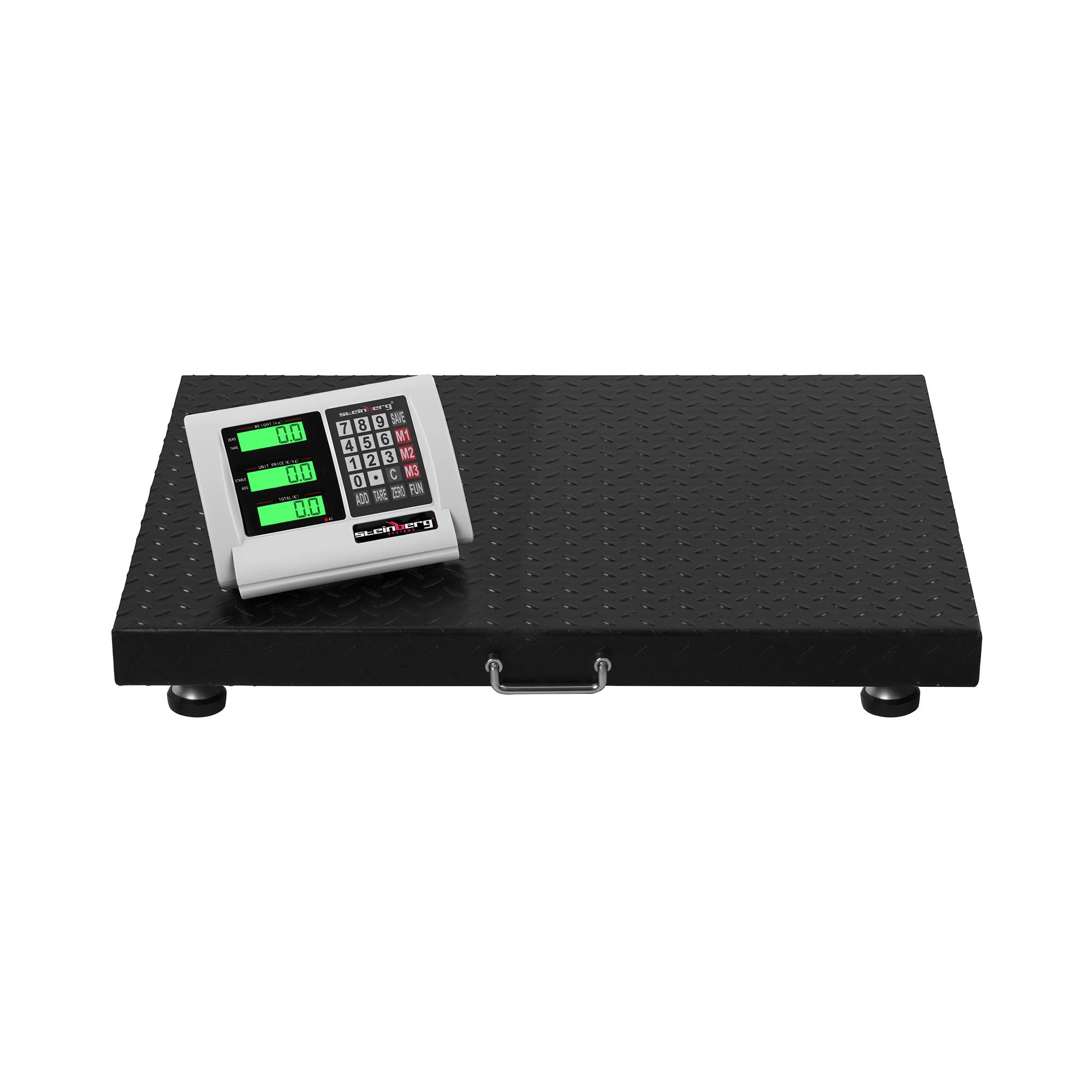 Levně Podlahová váha 1 t / 200 g LCD bezdrátová - Podlahové váhy Steinberg Systems