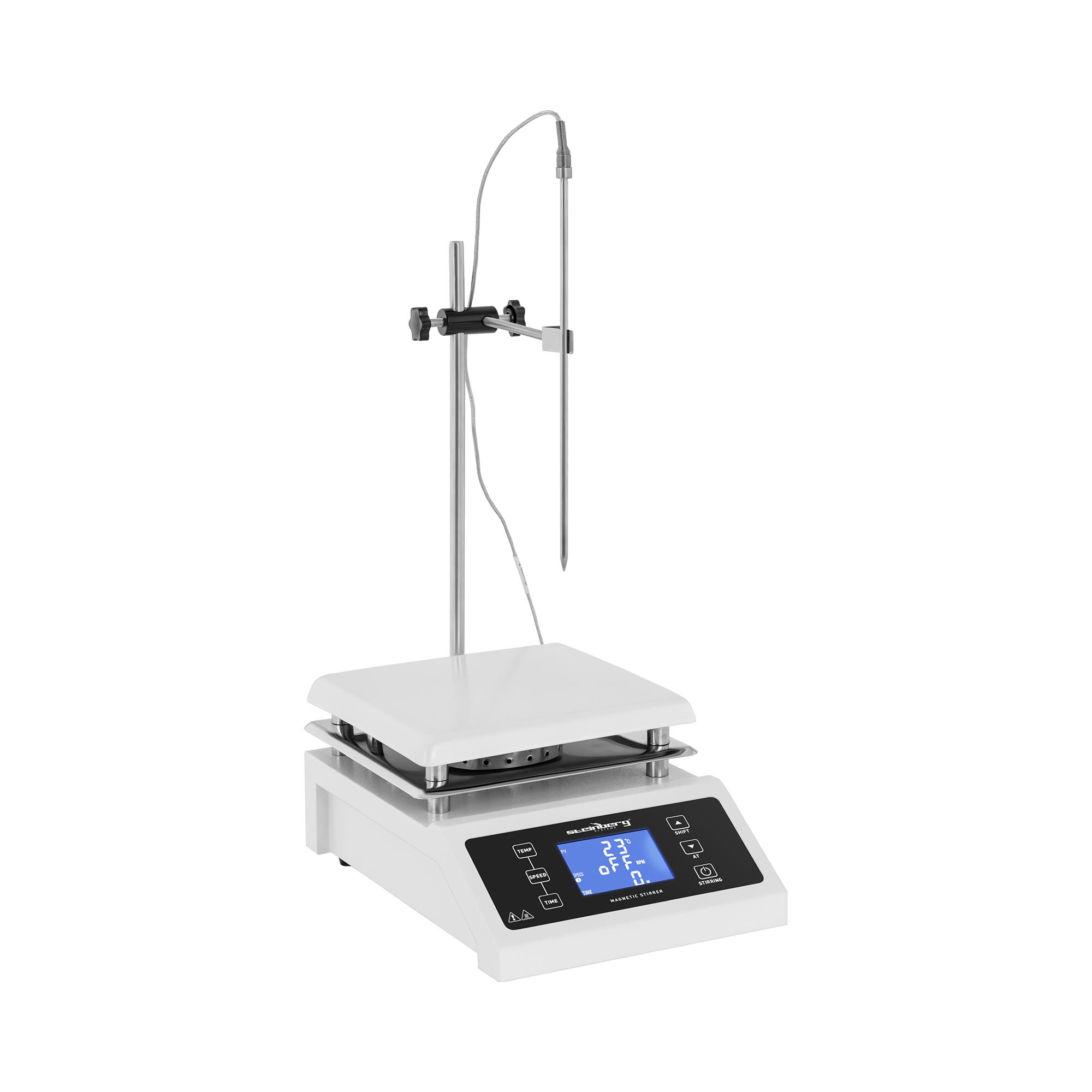 Magnetické miešadlo - s výhrevnou doskou - 5 l - 2 000 ot/min