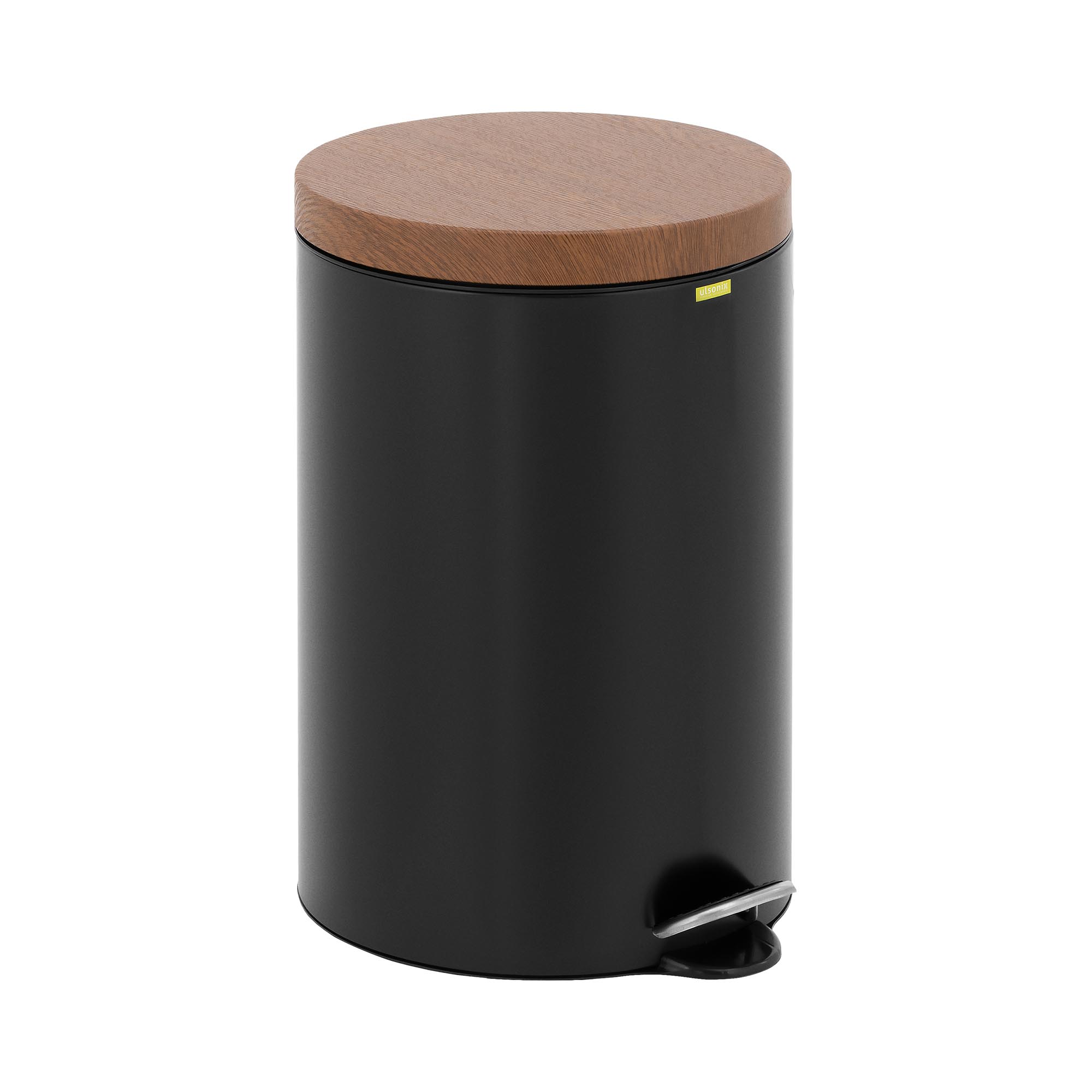 pattumiera-a-pedale-con-coperchio-in-finto-legno-20-l-nera-acciaio-rivestito