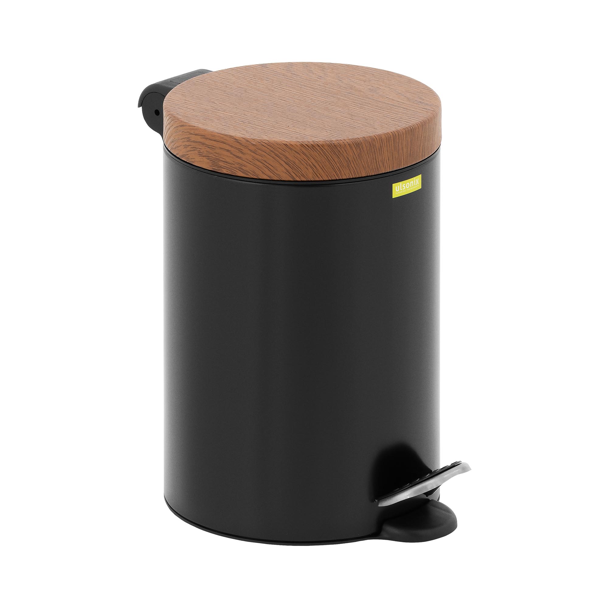 pattumiera-a-pedale-con-coperchio-in-finto-legno-3-l-nera-acciaio-rivestito