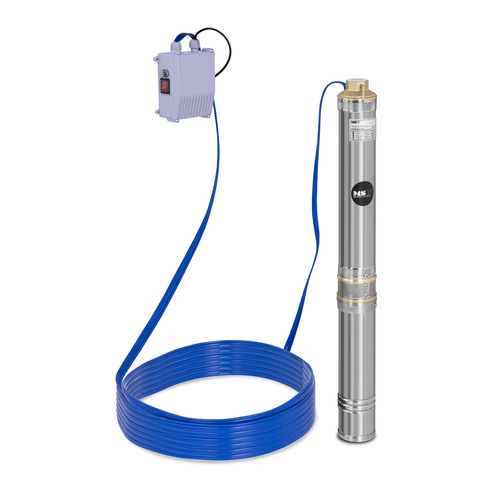 Ponorné čerpadlo - 6 000 l/h - 750 W - ušľachtilá oceľ