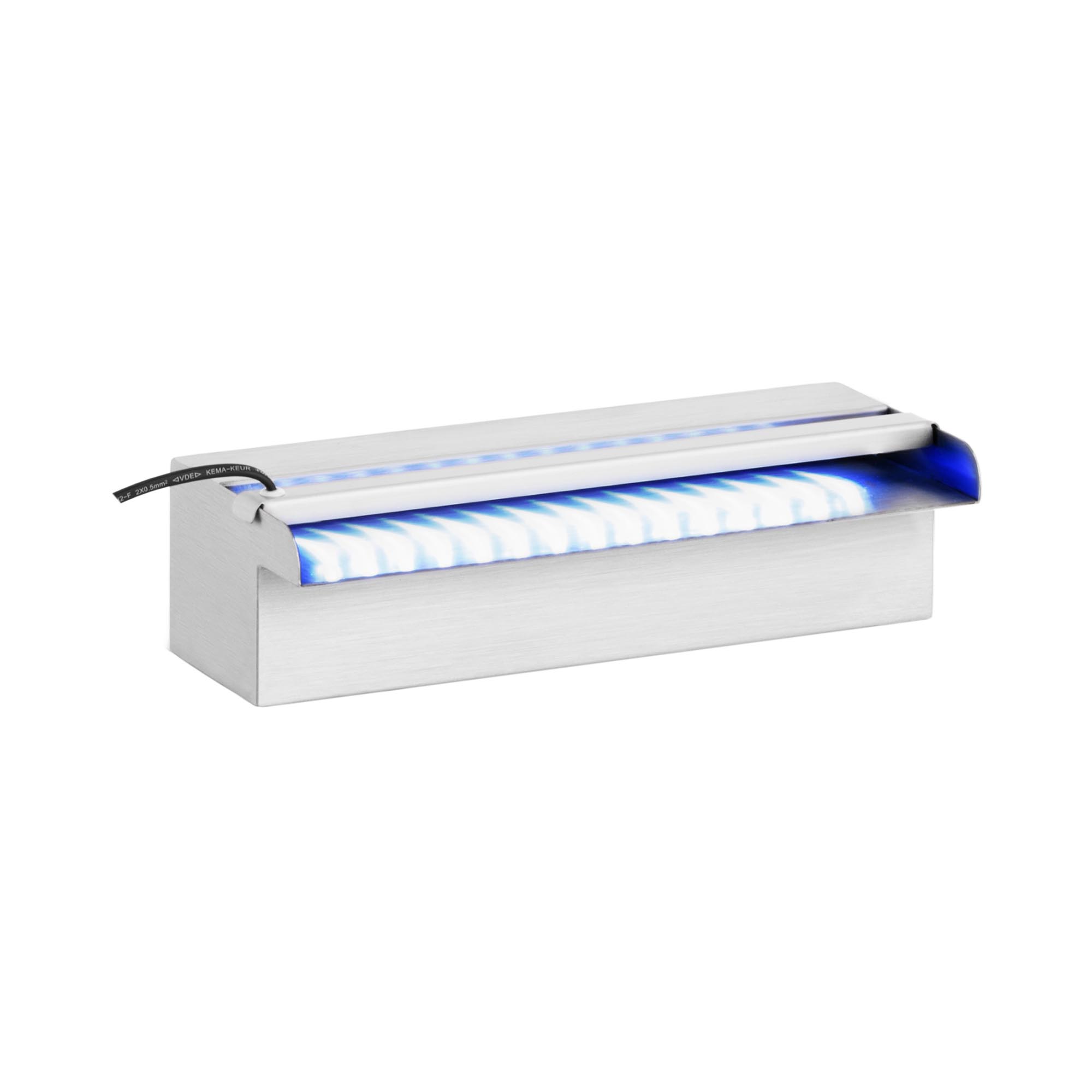 Uniprodo Bazénový chrlič vody - 30 cm - LED osvětlení UNI WATER 06