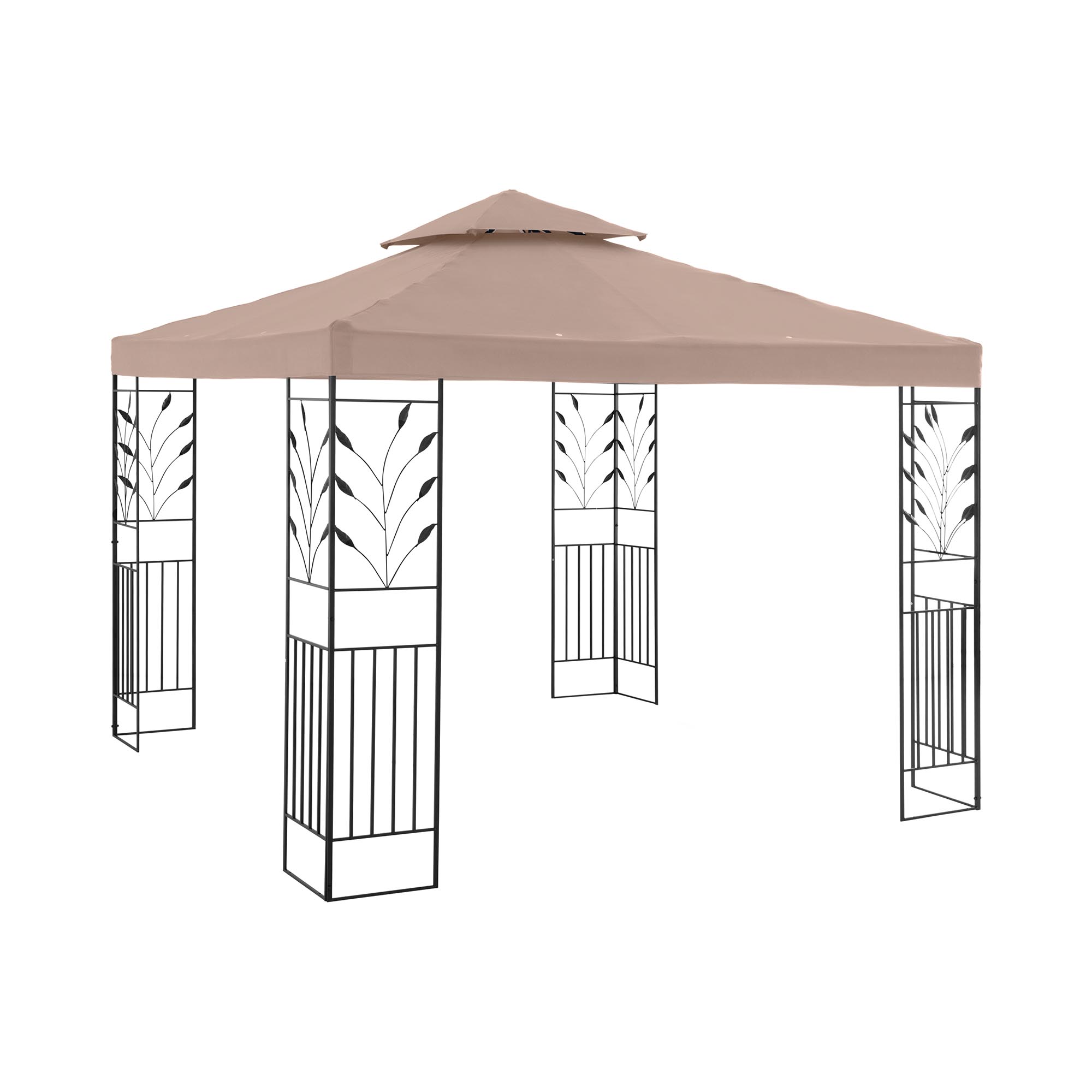 gazebo-da-gardino-3-x-3-m-180-g-m-beige