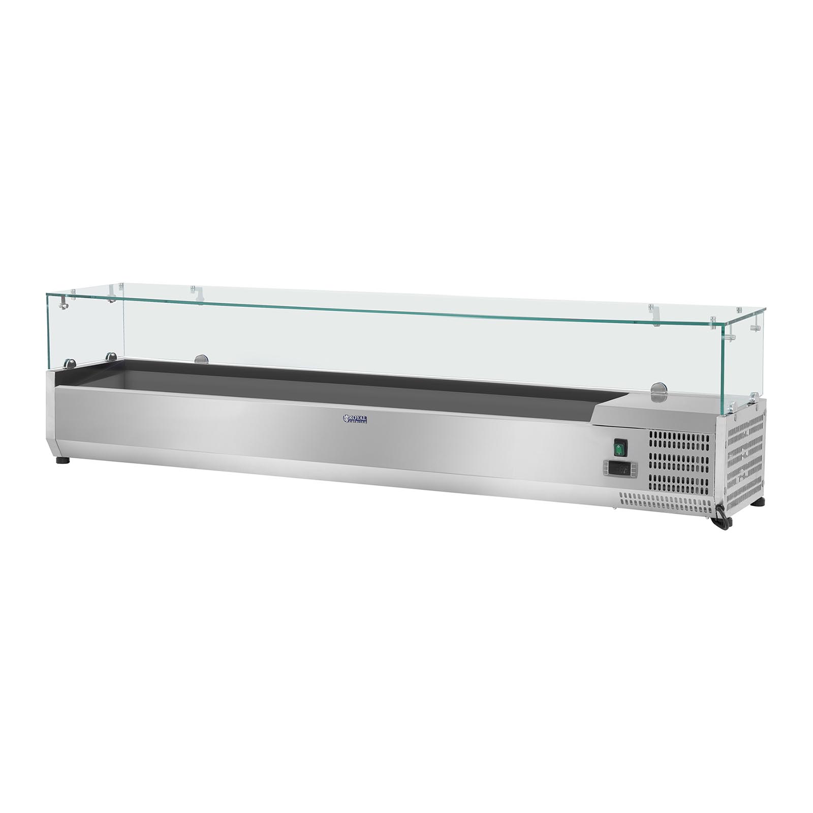 Countertop Refrigerated Display Case - 200 x 39 cm - Glass Cover