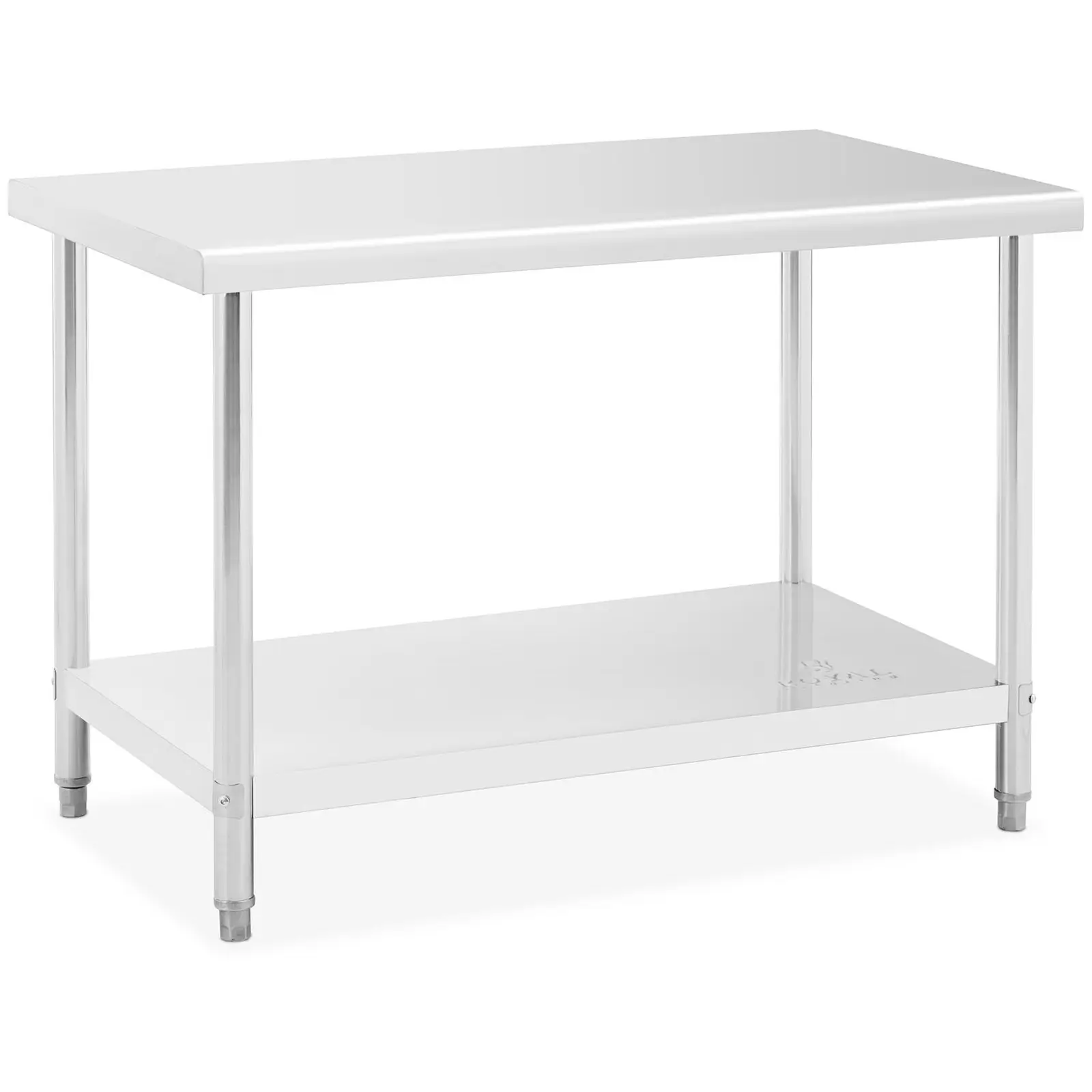 Stainless Steel Table - 120 x 70 cm - 115 kg capacity
