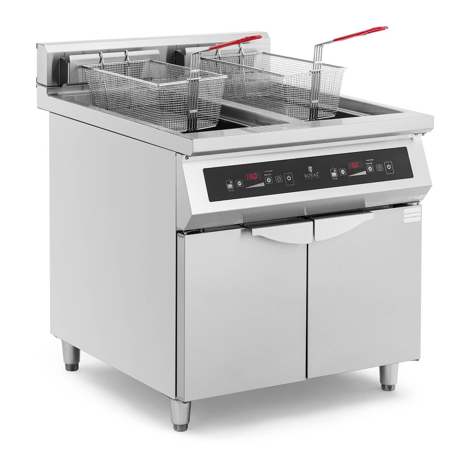 Induction Fryer 2 X 30 L 60 To 190 C Royal Catering Www induction-fryer-2-x-30-l-60-to-190-c-royal-catering-www