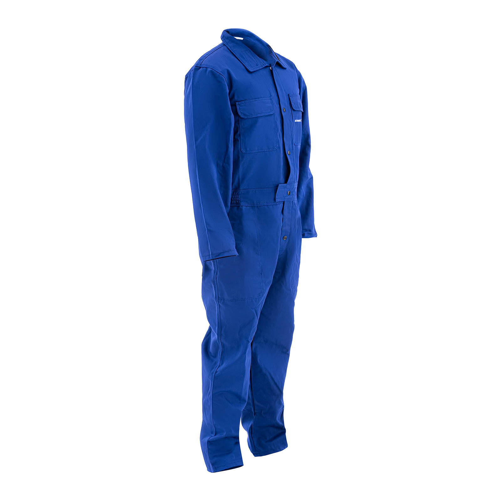 Abbigliamento Protettivo Uomo Salopette Da Lavoro In Cotone 100%, Blu Scuro, Grammatura 270g/m² - Per Professionisti E Hobbisti Pantaloni Da Lavoro Cofra - Foto 2