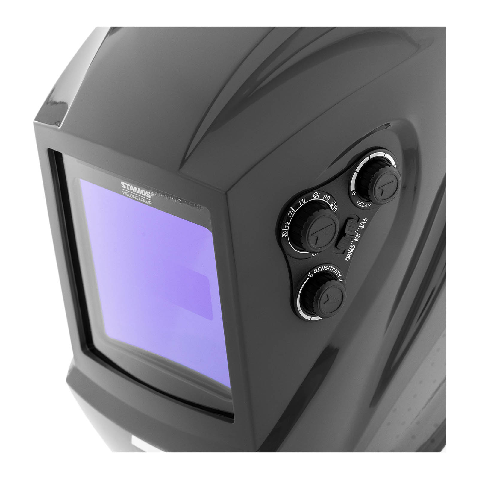 Svejsehjelm - Colour Glass X-100B - farvet synsfelt