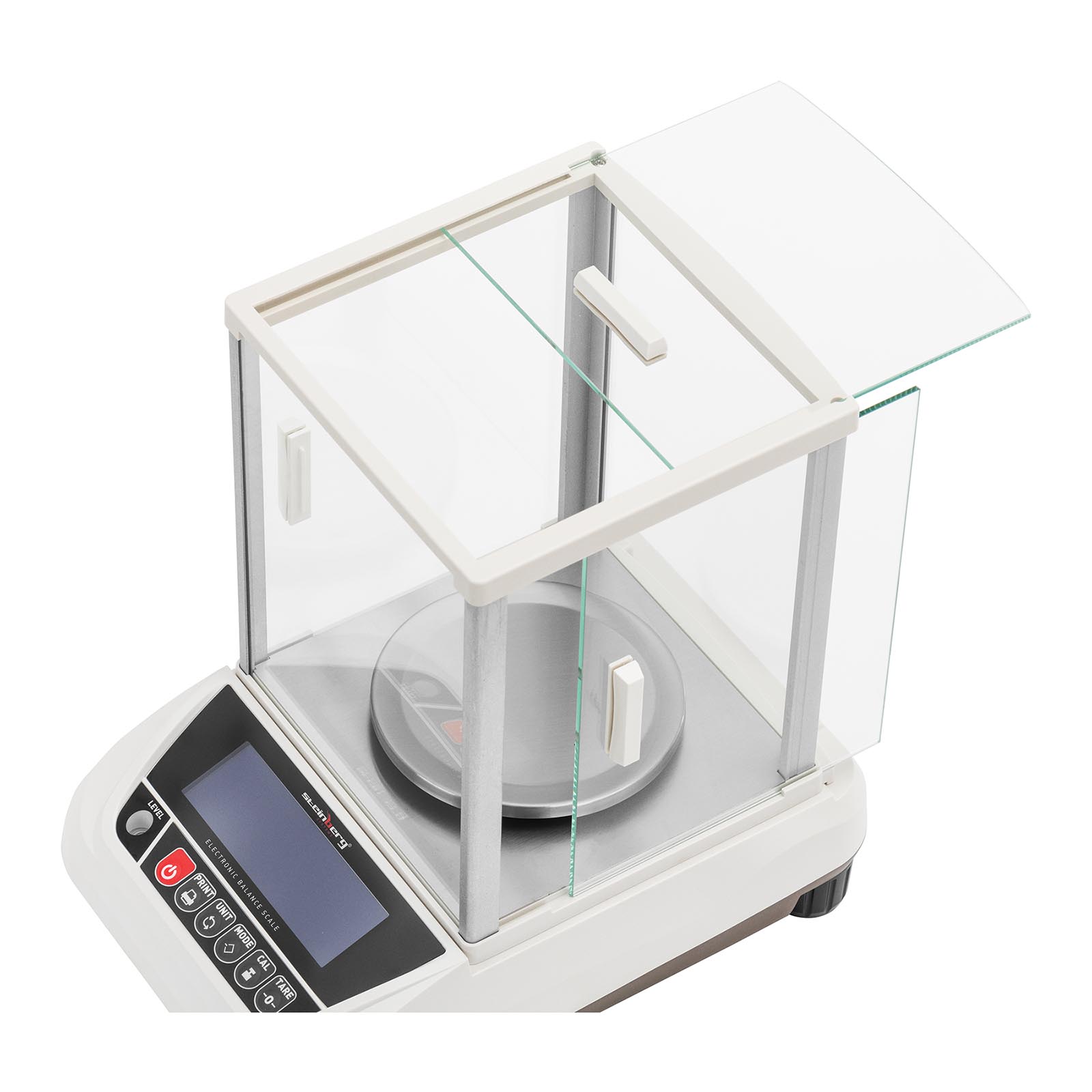 Bilancia di precisione - 2.000 g / 0,01 g - Ø 130 mm - LCD - Protezione dal  vento in vetro
