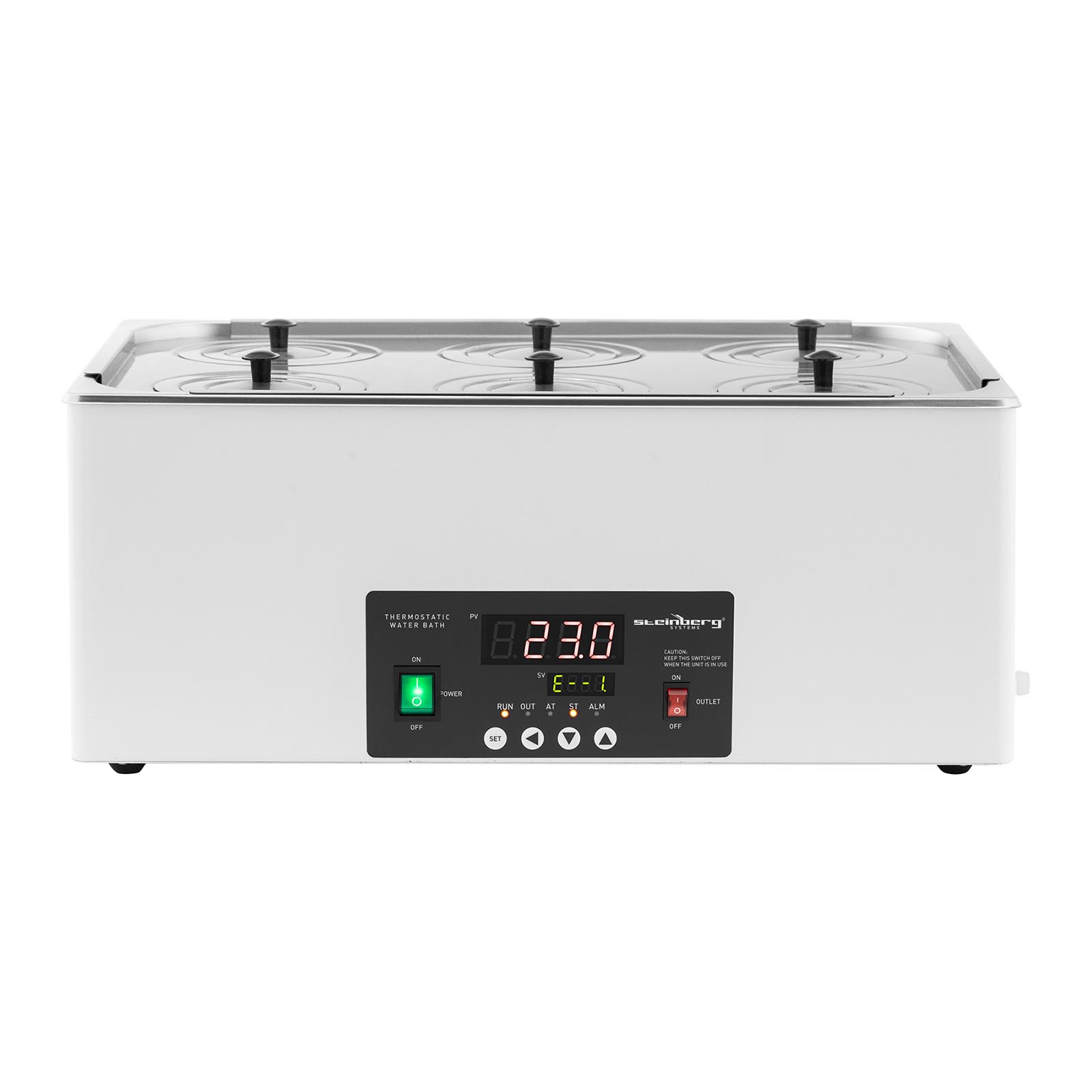 Baño termostatico - digital - 22,5 L - 5 - 100 °C - 500 x 300 x 150  mm