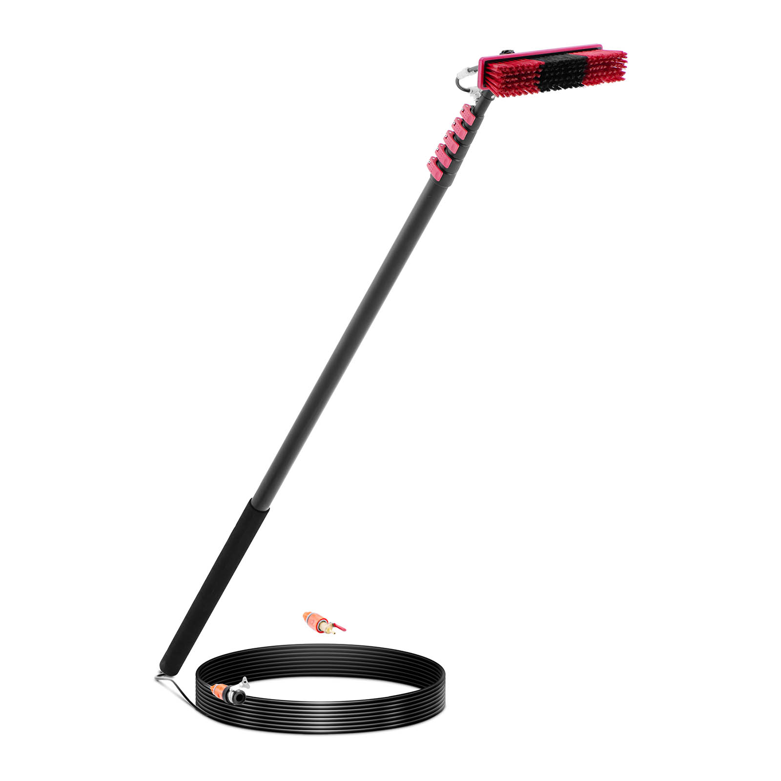 ulsonix Spazzola telescopica per lavaggio - 165 - 540 cm - Spazzola 35 ulsonix Spazzola telescopica per lavaggio - 165 - 540 cm - Spazzola 35