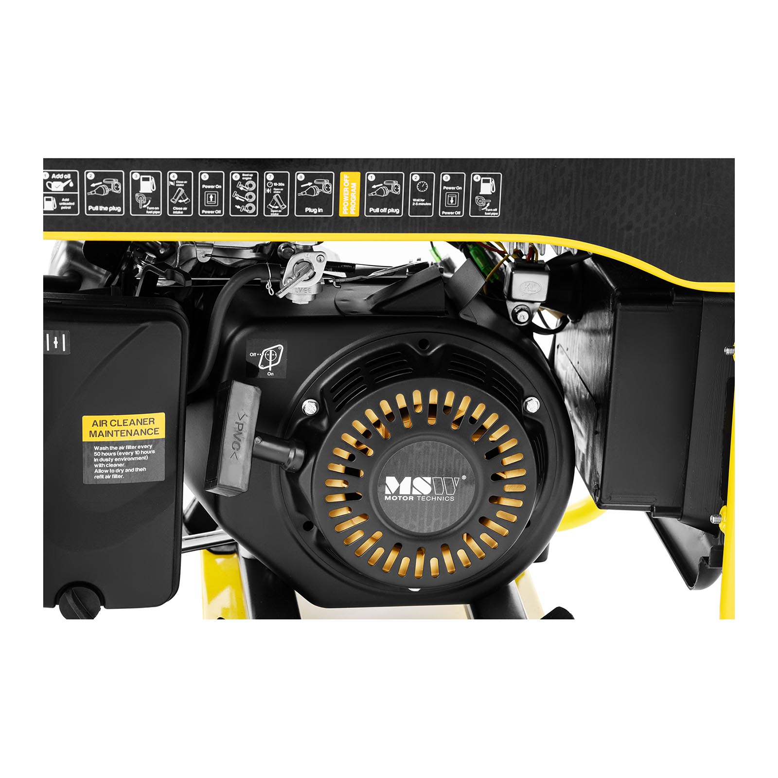Inverter Stromerzeuger Benzin - 3800 W - 230 V AC - manueller Start