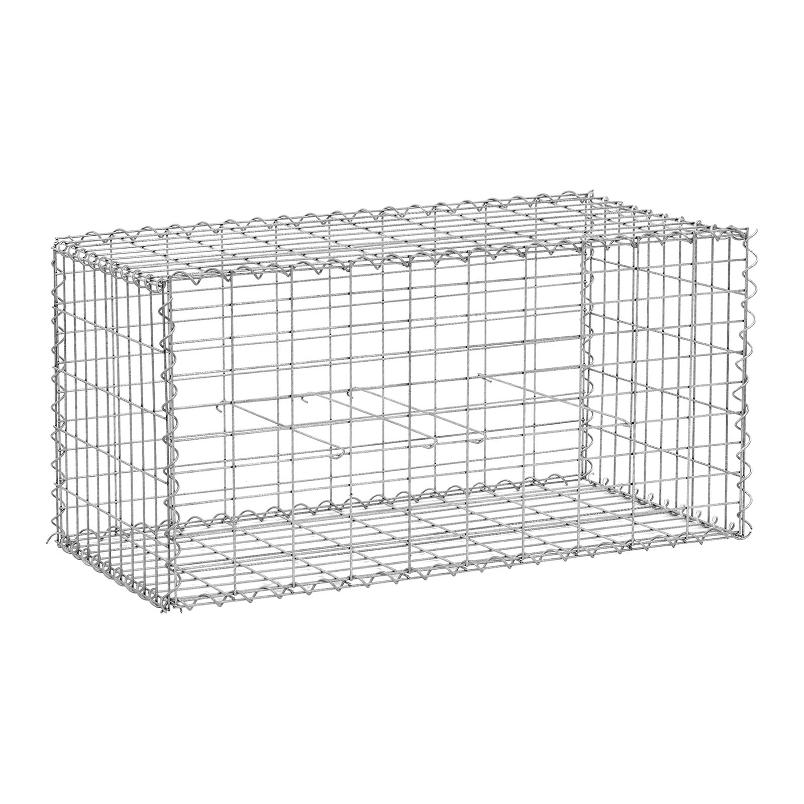 Gabion - 2 pcs. - 101 x 51 x 52 cm | www.expondo.co.uk