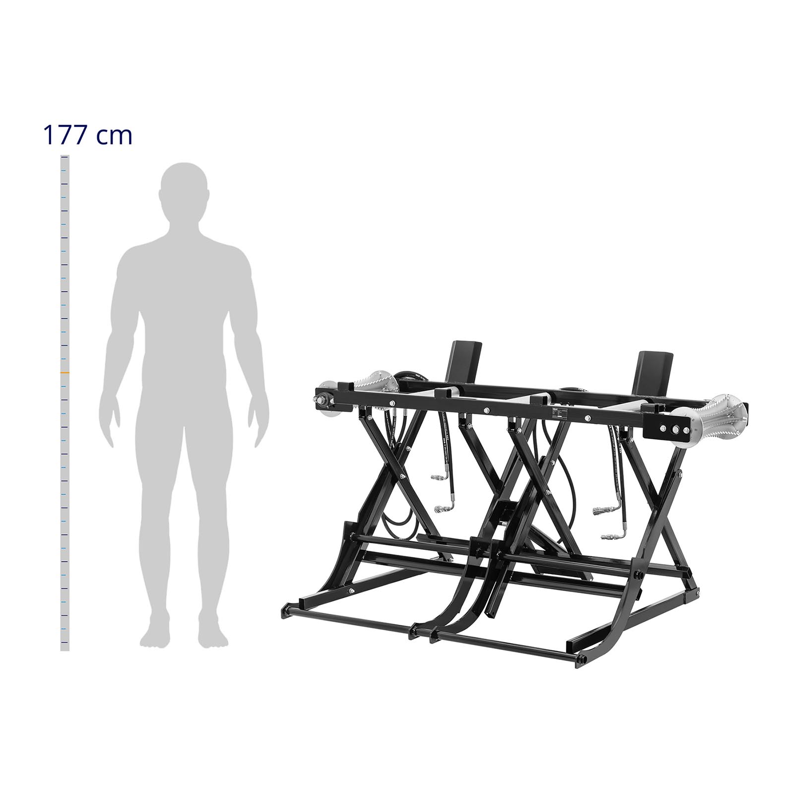 Rönkemelő - hidraulikus max. 180 kg - acél