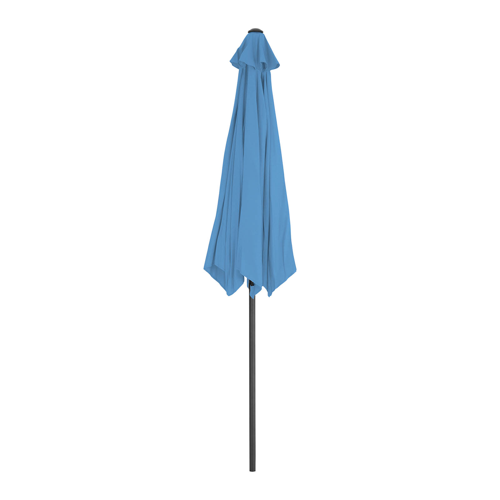 Velký slunečník - modrý - šestihranný - Ø 300 cm - naklápěcí