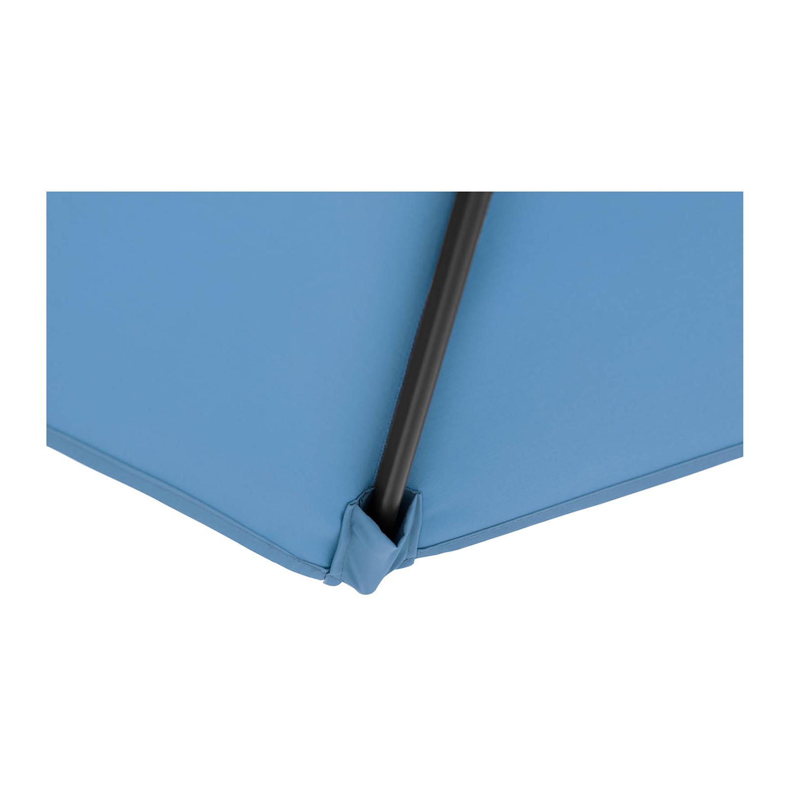 Velký slunečník - modrý - šestihranný - Ø 300 cm - naklápěcí