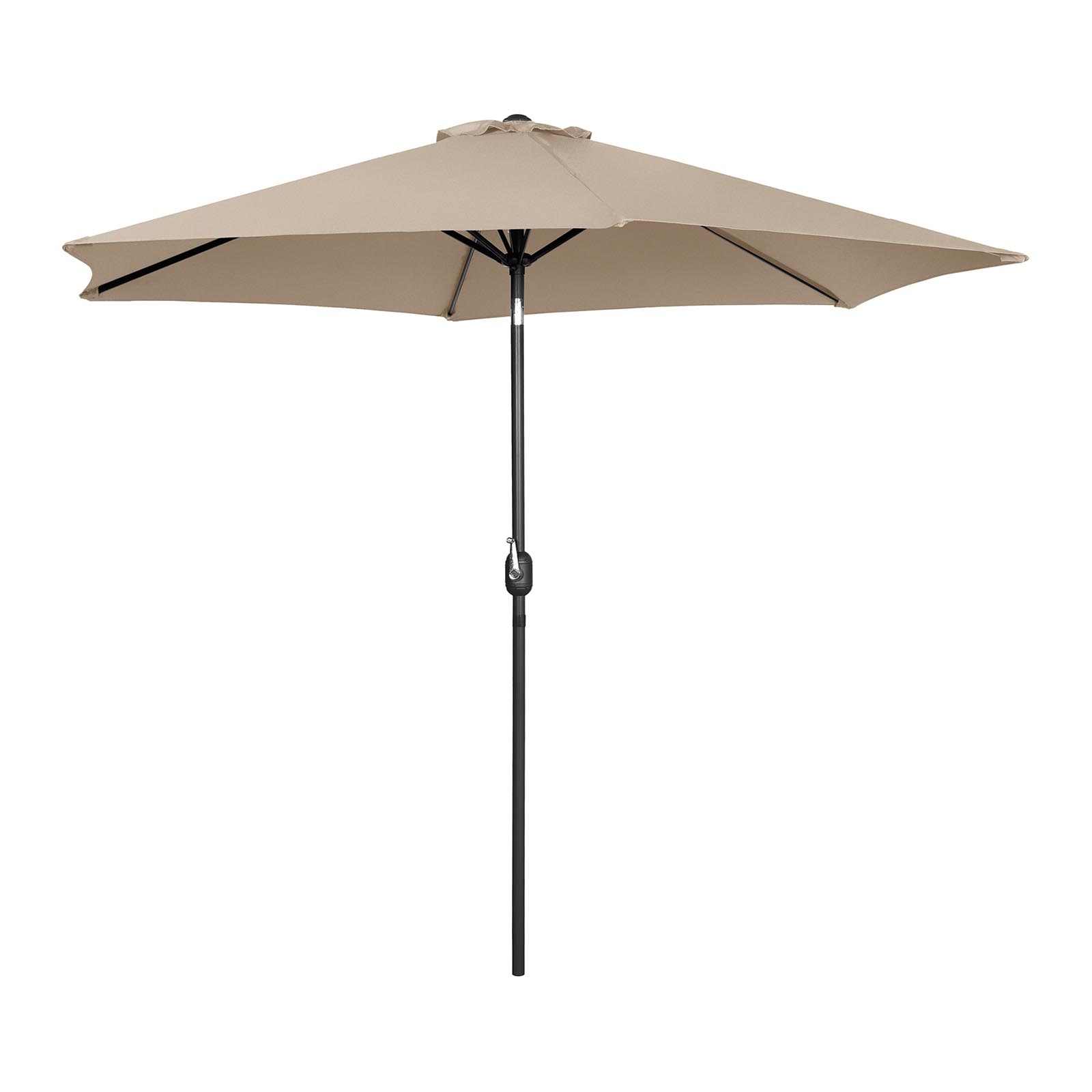 Aurinkovarjo suuri - kermanvärinen - kuusikulmainen - Ø 300 cm - kallistettava