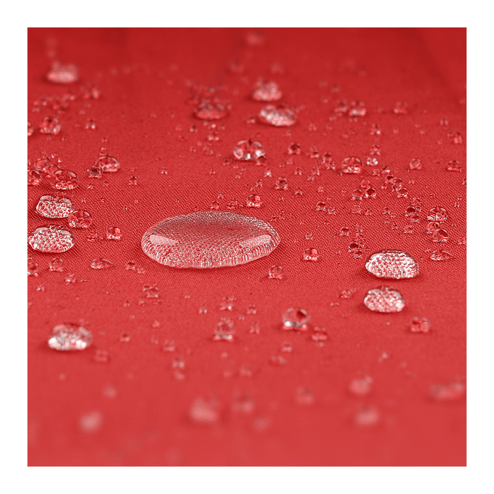 Parasol ogrodowy - czerwony - prostokątny - 200 x 300 cm
