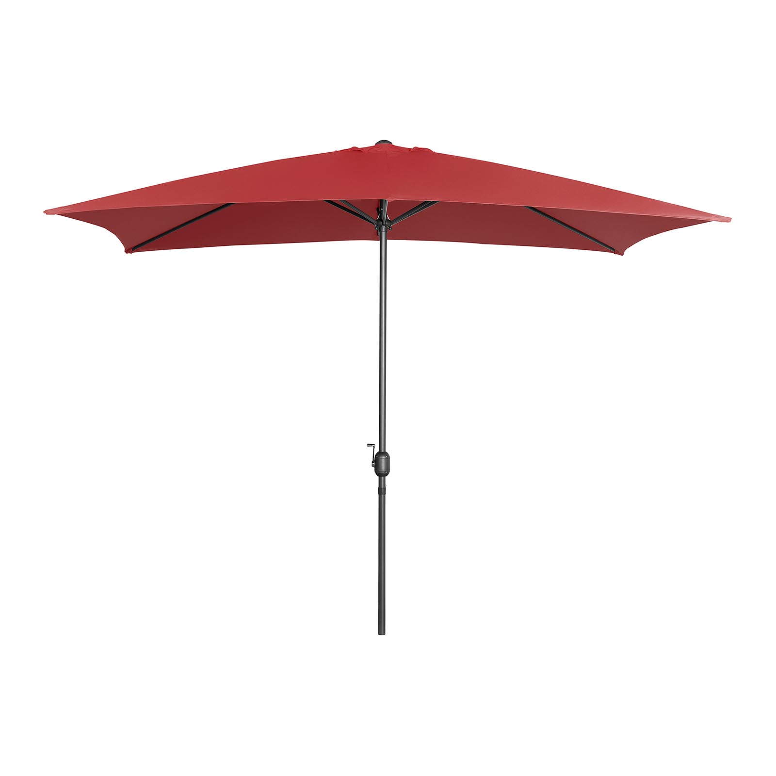 Large Outdoor Umbrella - claret - rectangular - 200 x 300 cm