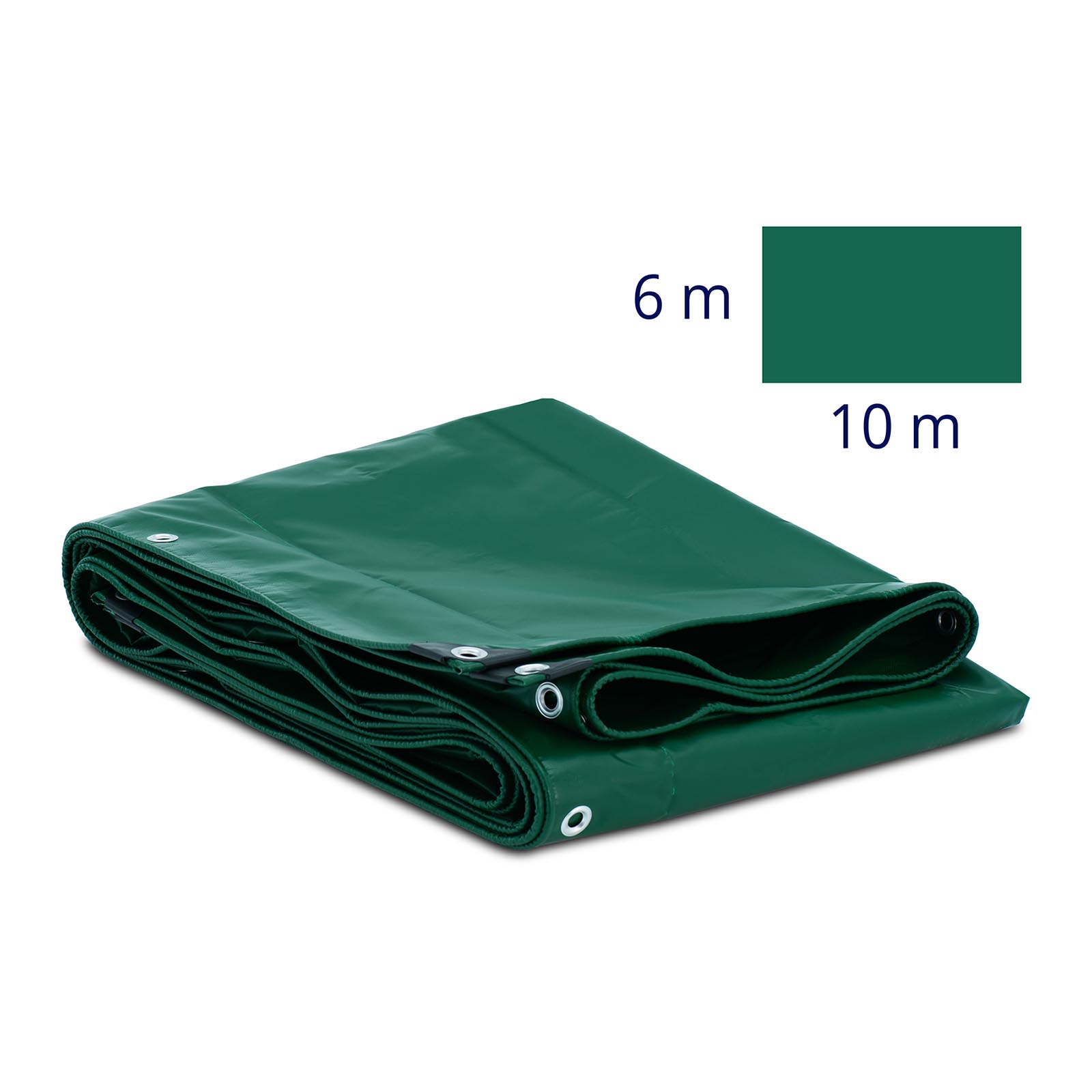 Ochranná plachta - s očkami - 1000 x 600 cm - PVC - 650 g/m²