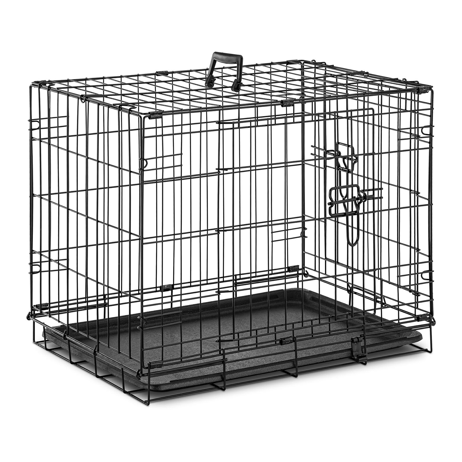 Dog crate - foldable - 60 x 43 x 49 cm | www.expondo.ie