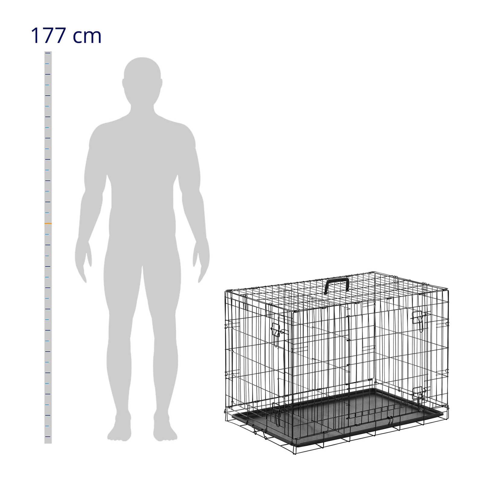 Caja Transportadora De Perros 92 X 60 X 66 Cm Hierro Www expondo es Caja transportadora de perros 92 x 60 x 66 cm hierro www expondo es